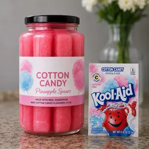 Sweet Cotton Candy Spears, Viral Kool-Aid Pineapples