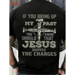 Stylish Sports and Casual Tee – Men’s Regular Fit Graphic Crew Neck T-Shirt