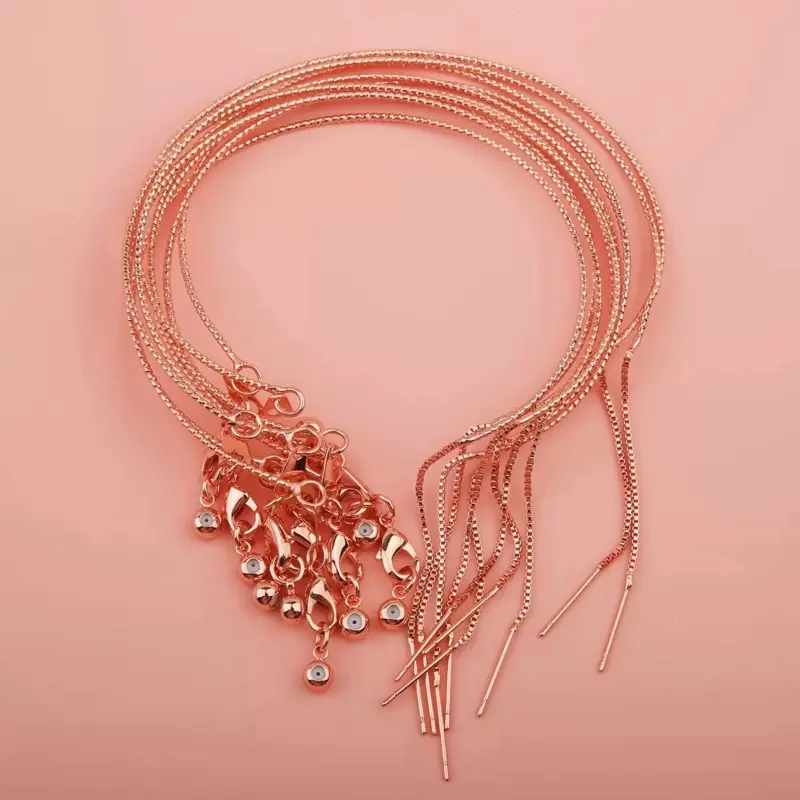 K85. Rose Gold Adjustable Bracelet 5pcs