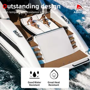 EVA Foam Boat Decking 96''x45.6''/36', 48''x16.8''ABAHUB Self-Adhesive Faux Teak Marine Flooring Sheet Traction Pad Boats Surfboard Swim Platform RV Floor