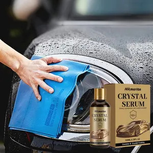 Crystal Serum Graphene Ceramic Car Coating 9H Auto Detailing Long Lasting Gloss Hydrophobic Scratch Resistant Paint Protection Automobile Care Nano Coating 100ML