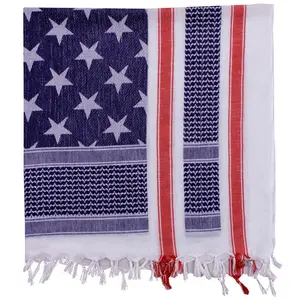USA Flag Shemagh Tactical Desert Scarf