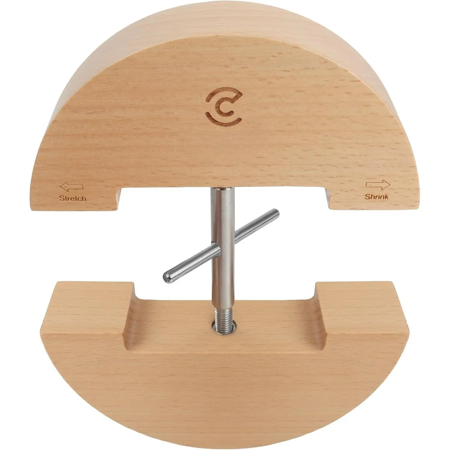 Hat Stretcher for Fitted Hats and Men Cowboy Hat - Jack Stretcher,The Screw with The Handle is Easy to Stretch,Solid  & Heavy Duty Unisex Hat (Stainless Steel)