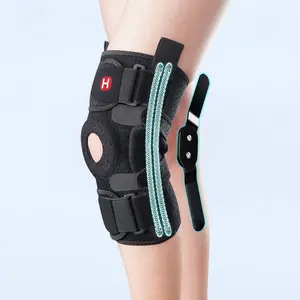 Adjustable Knee Stabilizer Brace, Sports Knee Shock Absorption Protector, Knee Compression Sleeve, Knee Supporter, 1 Piece, Comfortable & Durable, Ideal for Active Use