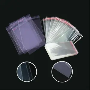 SJPACK 10x13 Inch OPP Poly Plastic Bags 100X Clear Resealable Self Adhesive Cello Lip Tape Easy to Tear Organiser