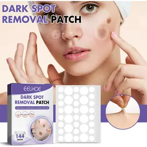 144pcs Freckle Reduction Hydrocolloid Dark Spot Removal Patch With Ceramides Lighten Facial Dark Spot Pigmentation Spot Acne Melanin Treatment Cover Relieve Dark Spots Freckles Blemishes Age Spot After Using Dark Spot Patch