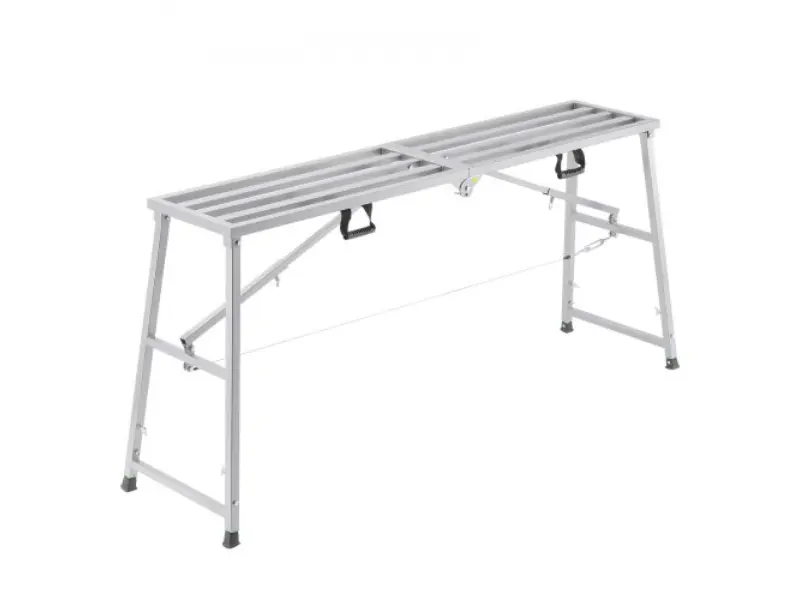 Vevor BXSZDJSJZJ90H7CSCV0 880 lbs Work Platform Adjustable Height Portable Scaffolding