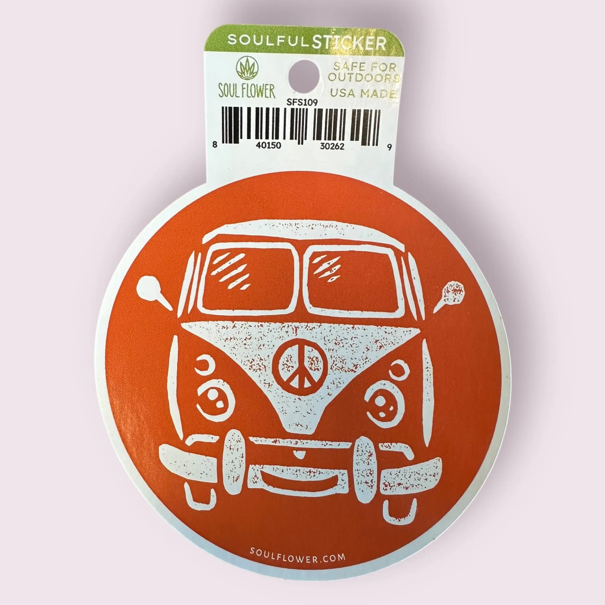 Hippie Bus Sticker