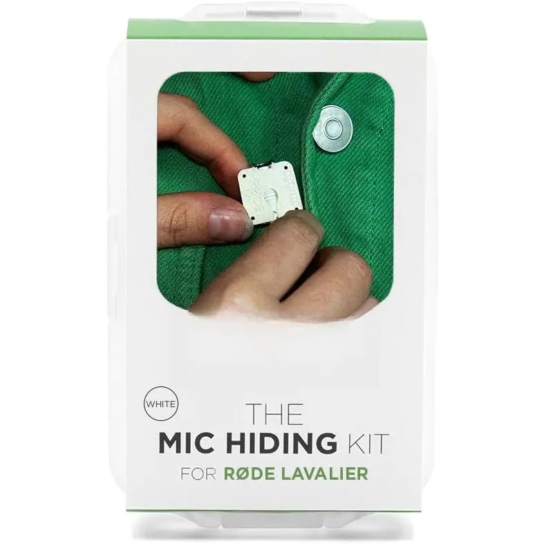 Hiding Kit For Rode Lavalier Microphones - Reduce Wind Noise - Includes Invisible Lav Covers, Lac Concealer, Lav Tape, Skin Tape, Mic Accessory Case - Lav Mic Covers