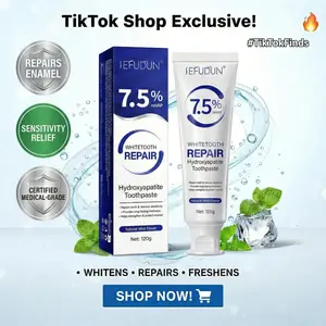 Hydroxyapatite Toothpaste 7.5% - Enamel Repair & Natural Whitening, Mint Flavor, Fluoride-Free,Gentle for Sensitive Teeth, 4.23oz Oral Hygiene Essentials