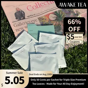 A-WEEK TEA Collection - 5 Unique Tea Blends for Each Day of the Workweek | Natural & Healthy & Tasty Way of Hydration | Stress Relief, Digestive Health, Anti-Inflammatory | Zero Sugar & Calories | 1 Pack (10 Sachets, Triple Size Tea Bags)