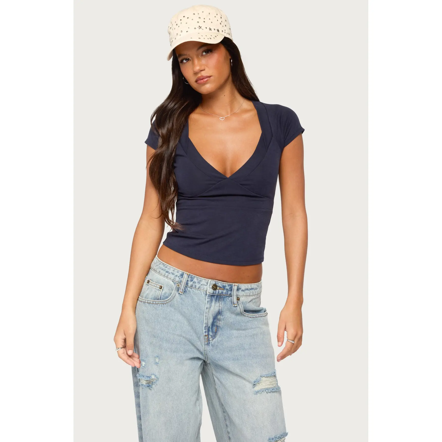 Docie V Neck Top