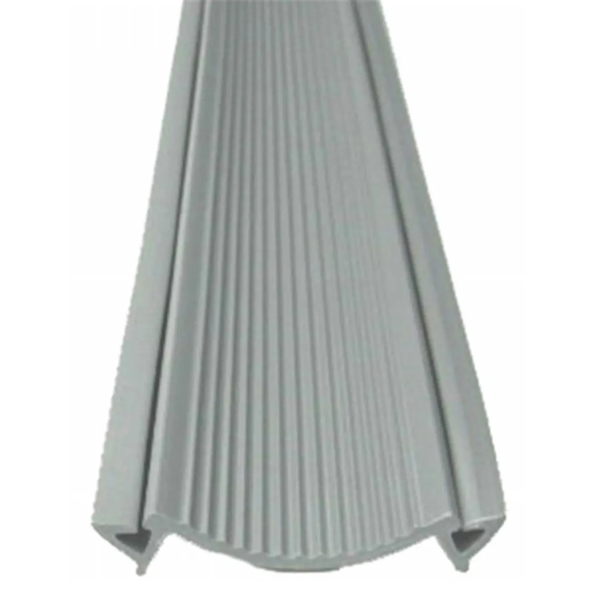 212 MAIN 36in Gray Deluxe Aluminum Threshold with Vinyl Seal, for Outdoor Doors, Door