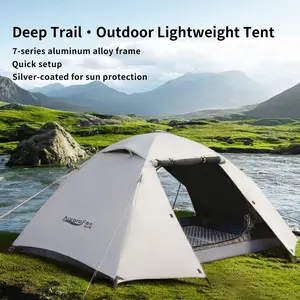 Aurora Fox Deep Trail Outdoor Tent, Portable Foldable Camping Shelter, Ultra-Light Insulated Windproof Hiking Tent