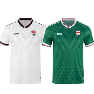 Iraq 2026 WCup Soccer Jersey, National Team Football Shirt, Retro Futbol Streetwear, Lightweight Athletic Sports Tee for Men