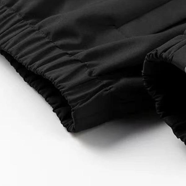 Men's Black White Striped Sport Jacket - Zipper Closure, Lightweight, Retro Casual Sports Style