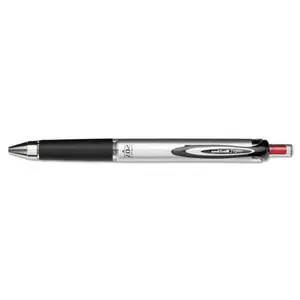 Uni-Ball UBC 1 mm Bold Red Ink, Black & Red Barrel 207 Impact Retractable Gel Pen