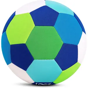 Indoor Soccer Ball Size 4 - Soft, Safe & Silent Inside    Ball for Indoor and Yard Play - Colorful Birthday, Soccer  for , , Boys & Girls Ages 3-5, 5-8, 8-12