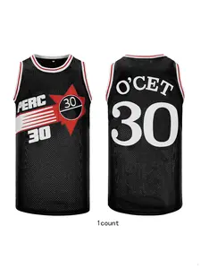 Men's Perc 30 O'Cet Supply By Lil House Phone & Blazzy  Basketball Jersey Embroidery