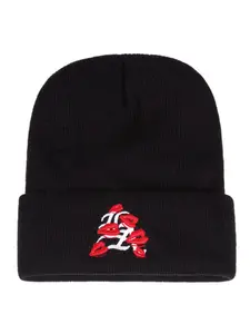 2025 Fashion Personalized New Knitted Hat LA Lipprint Embroidered Borderless Hat Street Pop Hip Hop Hat Street Dance Decorative Hat Autumn/Winter Outdoor Sports Windproof Warm Hat Male Female Same Daily Life Commuting Leisure Bean Hat Skull Hat