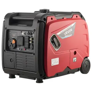 VEVOR Inverter Generator, 3000W Peak Watt Quiet Inverter Generator, Portable Inverters Generators for Home Use, Gas Powered, Compact and Lightweight Design - Stable Power, CO Sensor, Long Run TimeVEVOR Super Brand Day