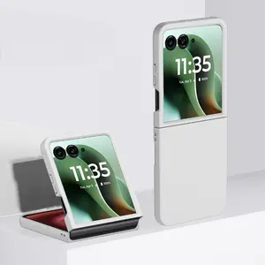 Durable Skin Feel Phone Case, Full Cover Flip Protection, Stylish Foldable Screen Case for Motorola Razr 40 50 60 Ultra, Protective Seamless Covers