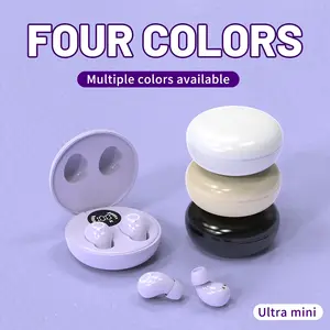 INSONIXN Mini Wireless Bluetooth Earbuds 5.3 with Touch Control & LED Display High Fidelity Sound Noise Reduction for Sleep Exercise Cycling Daily Use tiktokshopspringglowup
