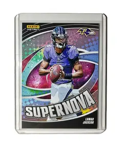 Lamar Jackson 2024 Panini Supernova NFL #2 Football Card Baltimore Ravens 1/451