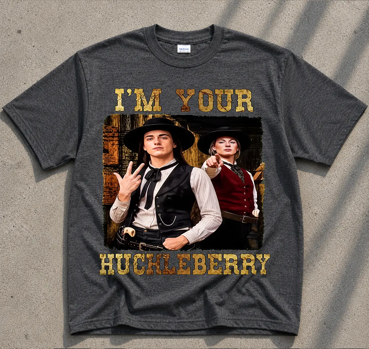 Men's I’m Your Huckleberry Fever 100% Cotton T-Shirt - Premium Casual Everyday Unisex Fabric Tee