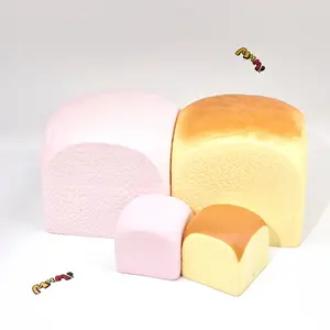 MHM Squishy Giant Series - Hawaii Toast Slow Rebound Soft Toys, Taba Squishy, Stress Relief Toy, Adult Fidget Toy, Sensory Toy