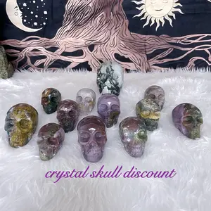 (hangtecrystal) crystal oj skull Home furnishings and decorations