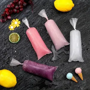 50/100pcs Lolly Bags, Disposable Ice Cream Mold Bags, Plastic Ice Candy Bags, Ideal for Making Ice Creams, Yogurt, Candy