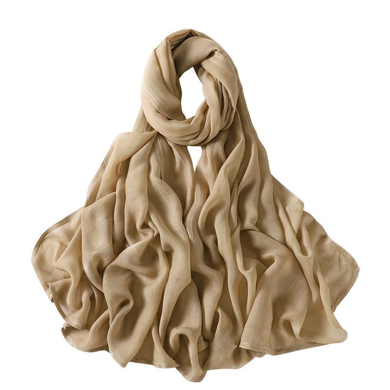 Modal Plain Hijab Scarf Rayon