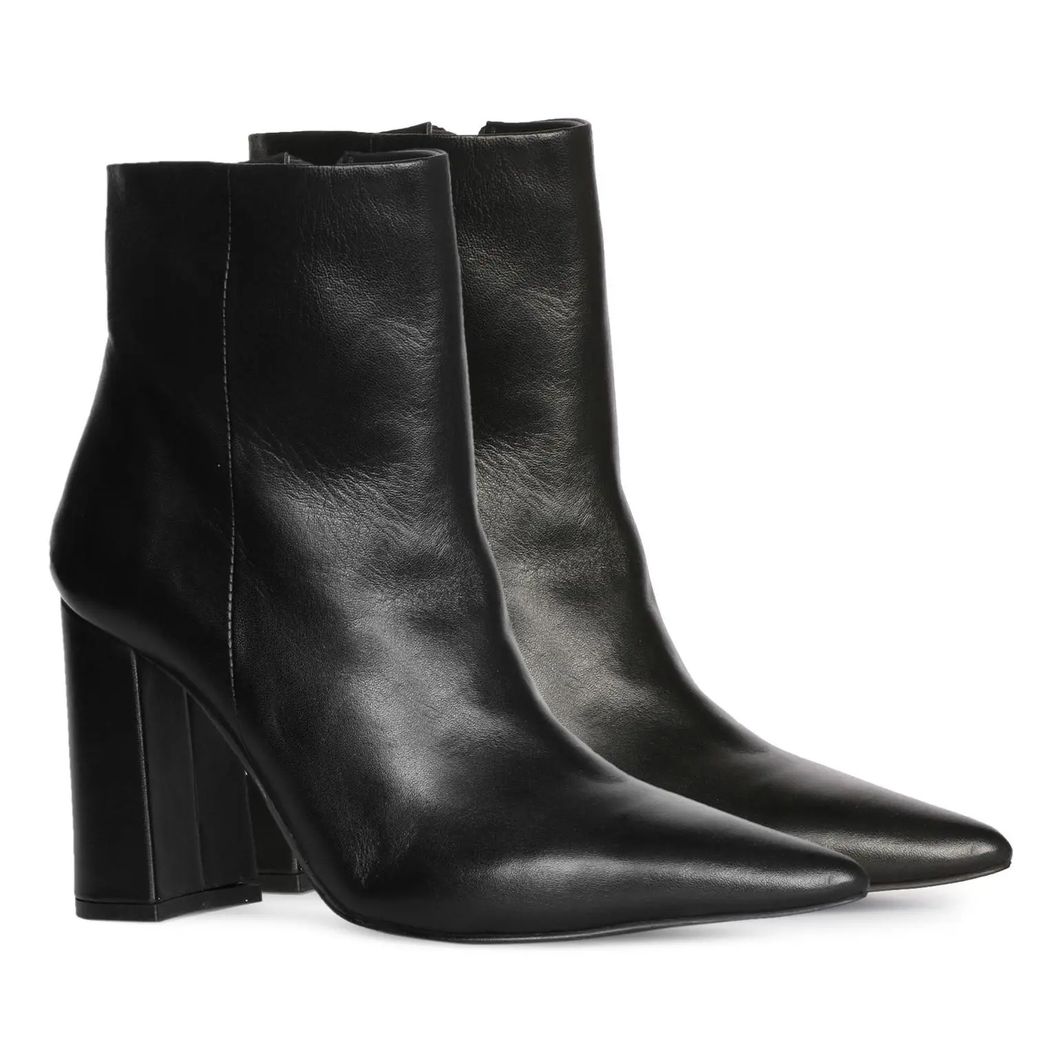 Saint G Leather Pointy Toe Heel Bootie-Hana Saint G Leather Pointy Toe Heel Bootie-Hana