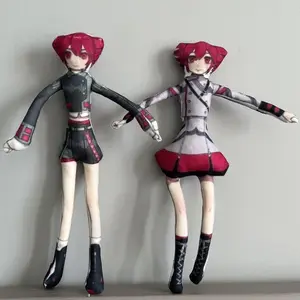 26cm Kasane Teto Plush Toys Twistable Abstract Doll Funny Peripheral Collectibles Interesting Desktop Ornament Gifts For Friends