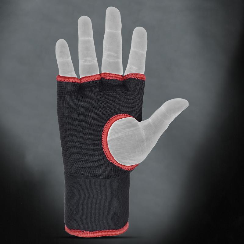 DEFY Gel Padded Premium Inner Gloves with Hand Wraps MMA Muay Thai Boxing Training Fight PAIR