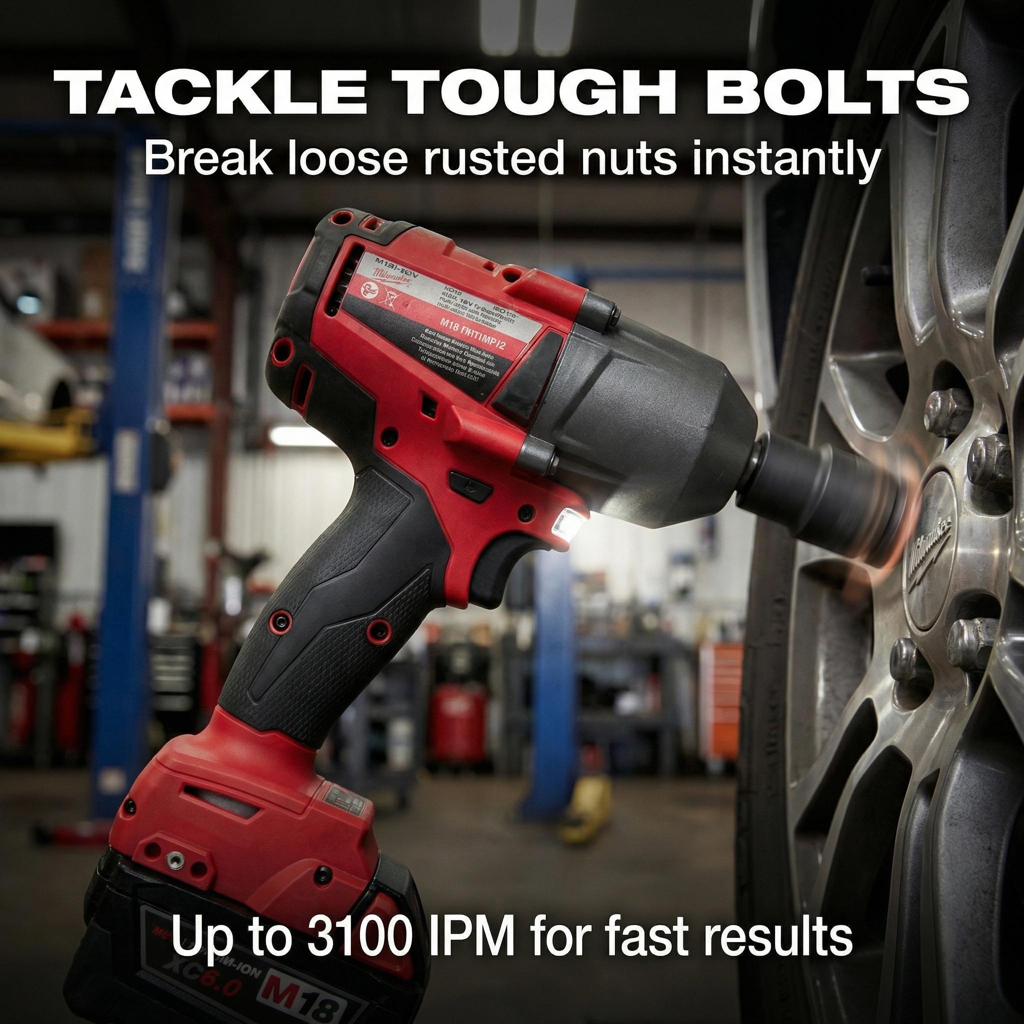 Milwaukee FMTIWF12 18V Impact Wrench for Heavy Duty Use