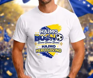 Bosnia World Cup 2026 Shirt, Soccer Fan TShirt, Bosna Shirt, Football 2026 T-Shirt