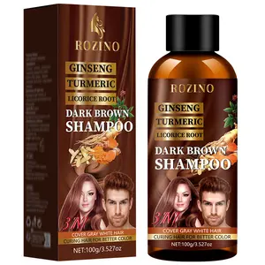 Brown Colour-Correcting Haircare Shampoo - 100g, Hair Damage Repair, Soothing, Anti-Itch, Smoothing, Hydrate, Moisture