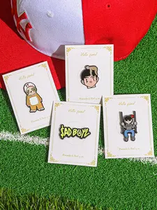 Cartoon Design Baseball Cap Clips, Creative Design Brooches, Pin, Hat Pins, Fashionable Alloy Accessories for Men and Women