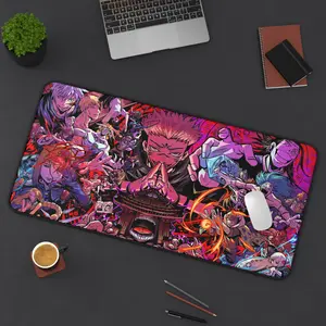 Jujutsu Kaisen Anime Desk Mat, Gojo Satoru Gaming Mouse Mat Multi Size, JJK Anime Manga Keyboard Laptop Gaming Desk Pad, Otaku Desk Decor