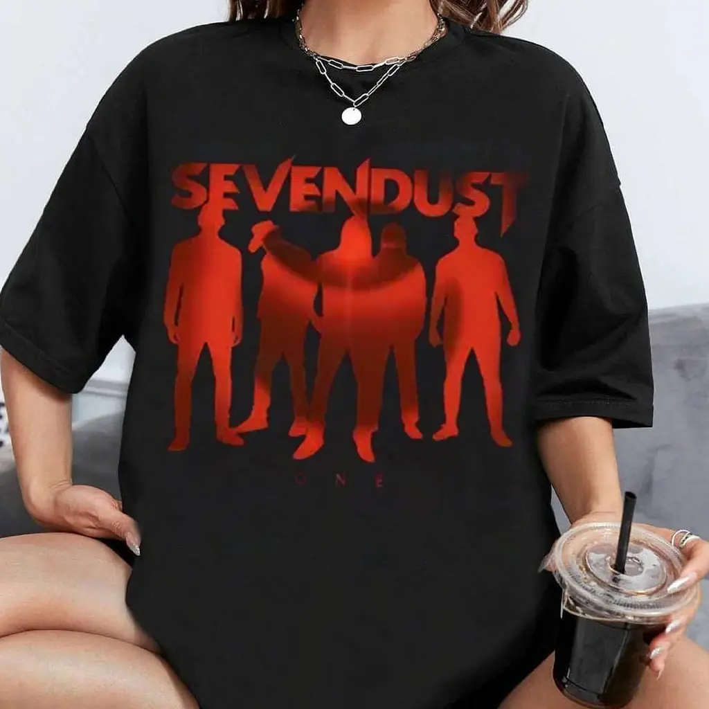 Sevendust T-Shirt Vintage Metal Concert Shirt, Heavy Rock Graphic Tee, Sevendust Tour Merch Fan Gift