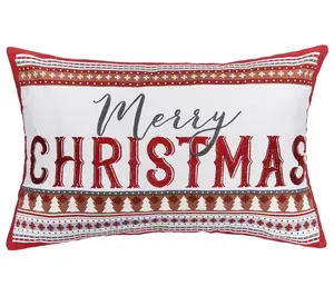 C&F Home Merry Christmas 14" x 22" Printed Thro w Pillow C&F Home Merry Christmas 14" x 22" Printed Thro w Pillow
