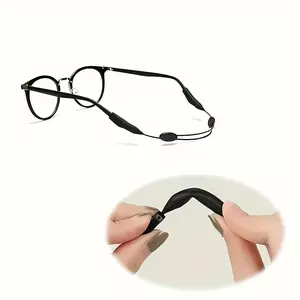 Adjustable Anti-Slip Eyeglass Straps Set, Universal Fit Glasses Holder, Sports Glasses Suitable for Men and Women
