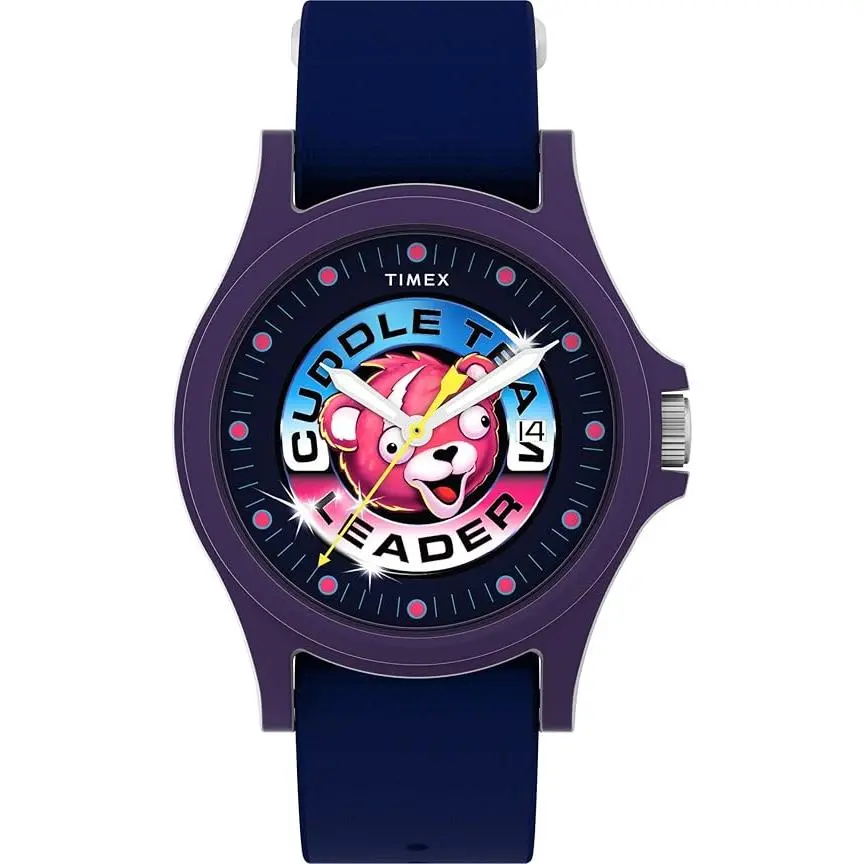 Timex X Fortnite Acadia Quartz Blue Dial Mens Watch TW2Y46200