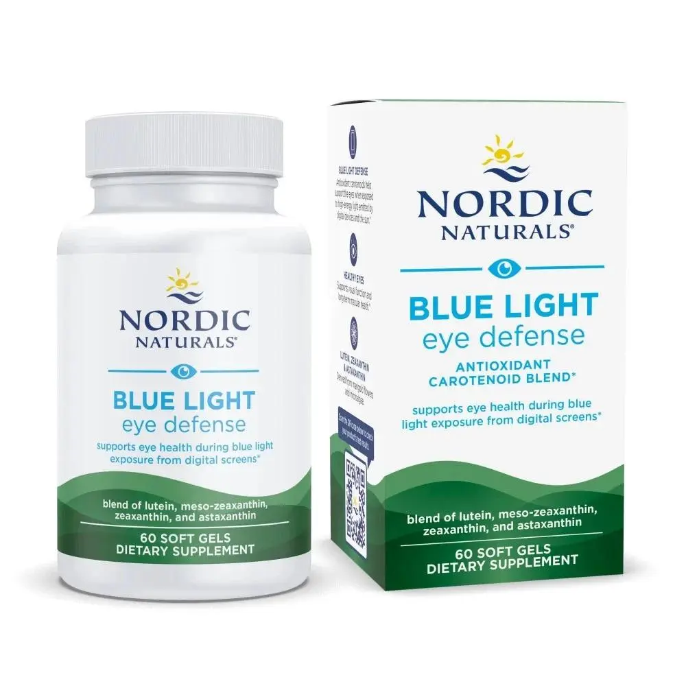 Nordic Naturals Blue Light Eye Defense Antioxidant Supplement, Retinal & Visual Support, 60-Count Vitamin