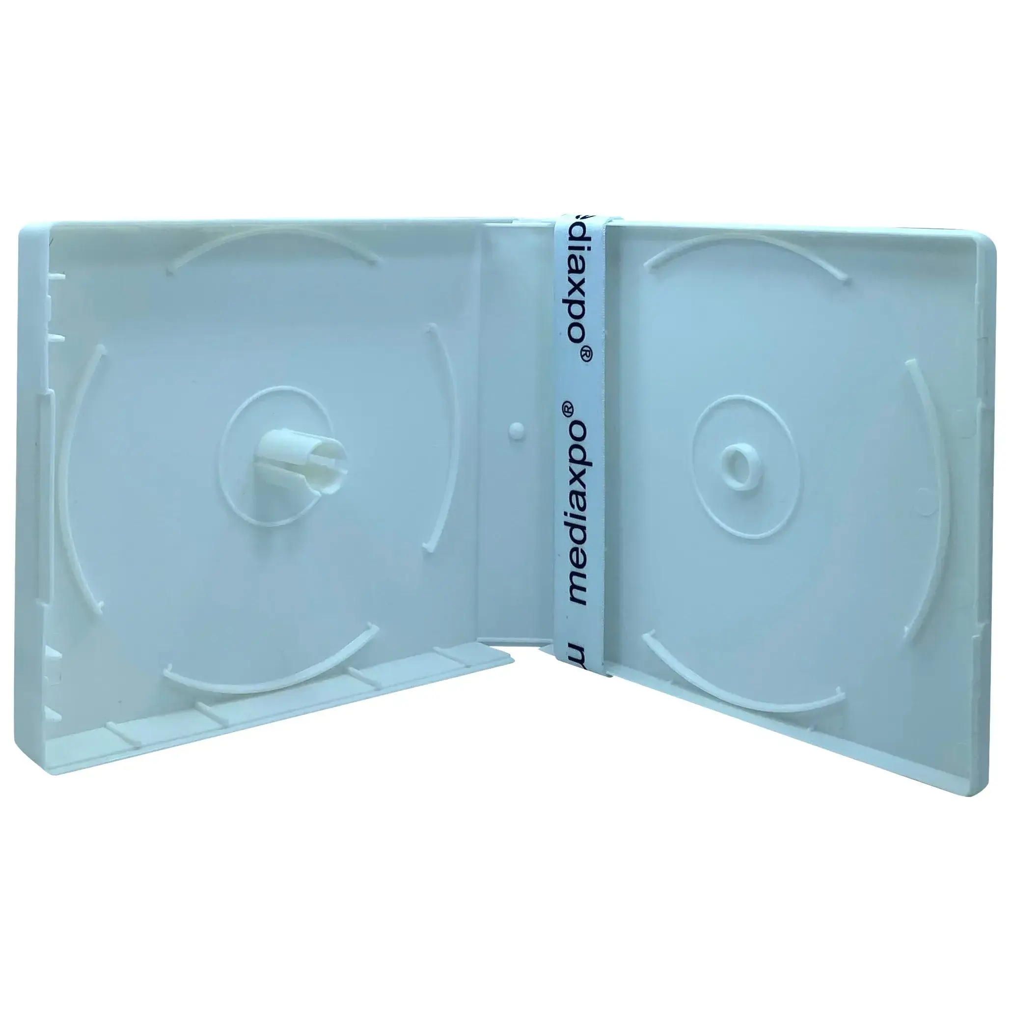 CD/DVD Poly Stackable Square Box (Holds Up to 16 Discs)
