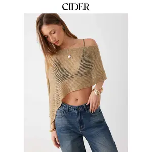 Cider Multi-way Asymmetric Knit Poncho