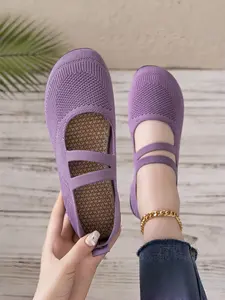 Simple Ballet Flats, Elegant Mary Jane Shoes, Perfect for Work, Casual Wear, Travel, Soft Comfort Fit, Footwear, Soft Sole Flats