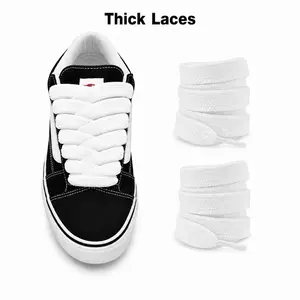 Thick Show Laces Trendy Shoe Laces Chunky Shoe Laces